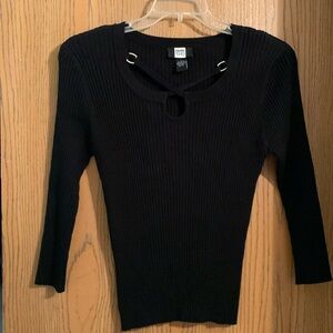 Women’s ribbed knit sweat